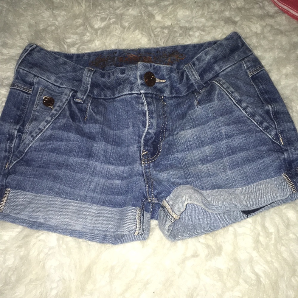 vintage Express jean shorts
